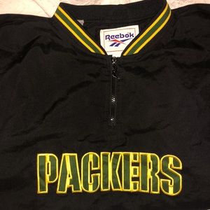 Retro packers Reebok windbreaker